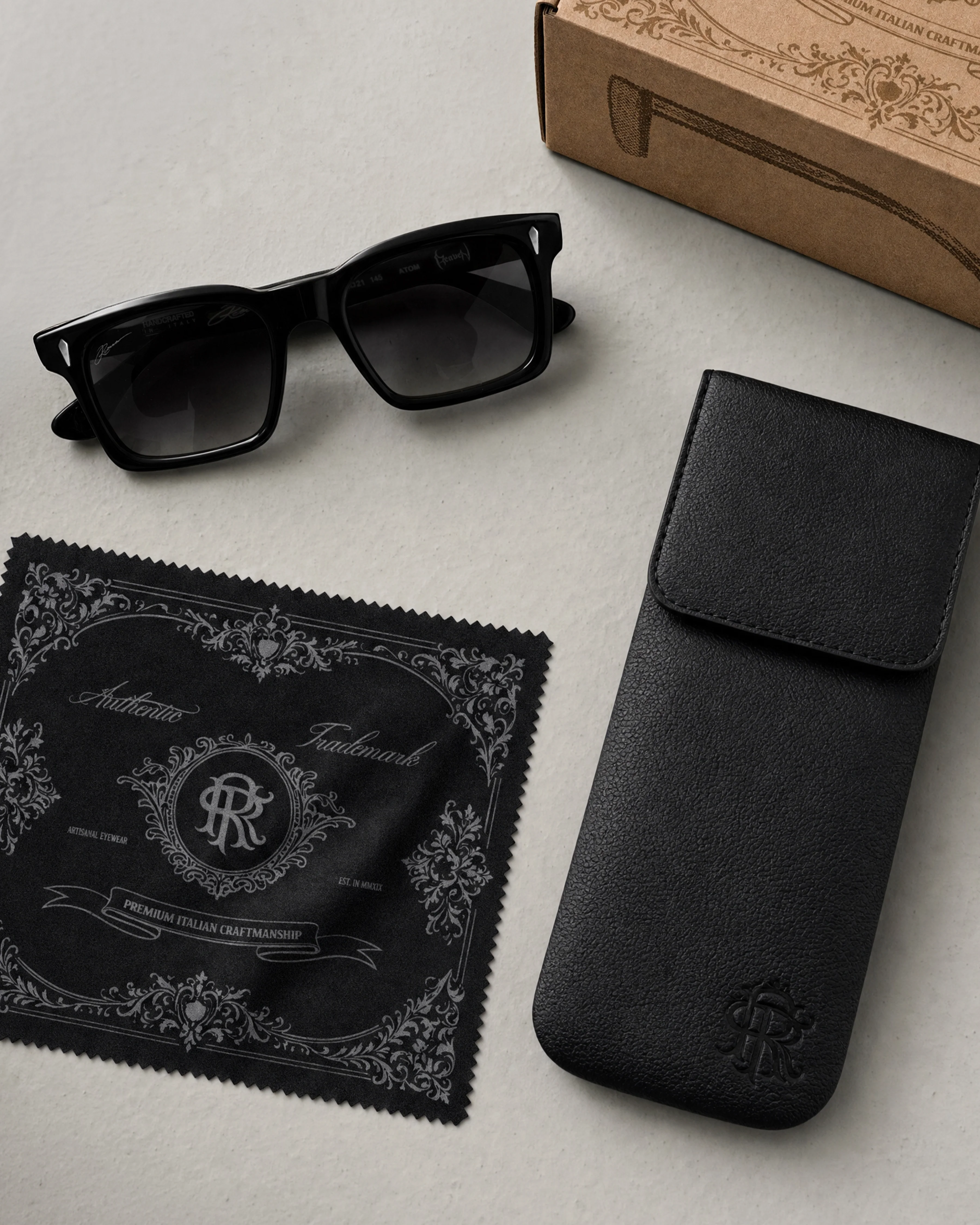 Reaven Black Atom Sunglasses - Image 15