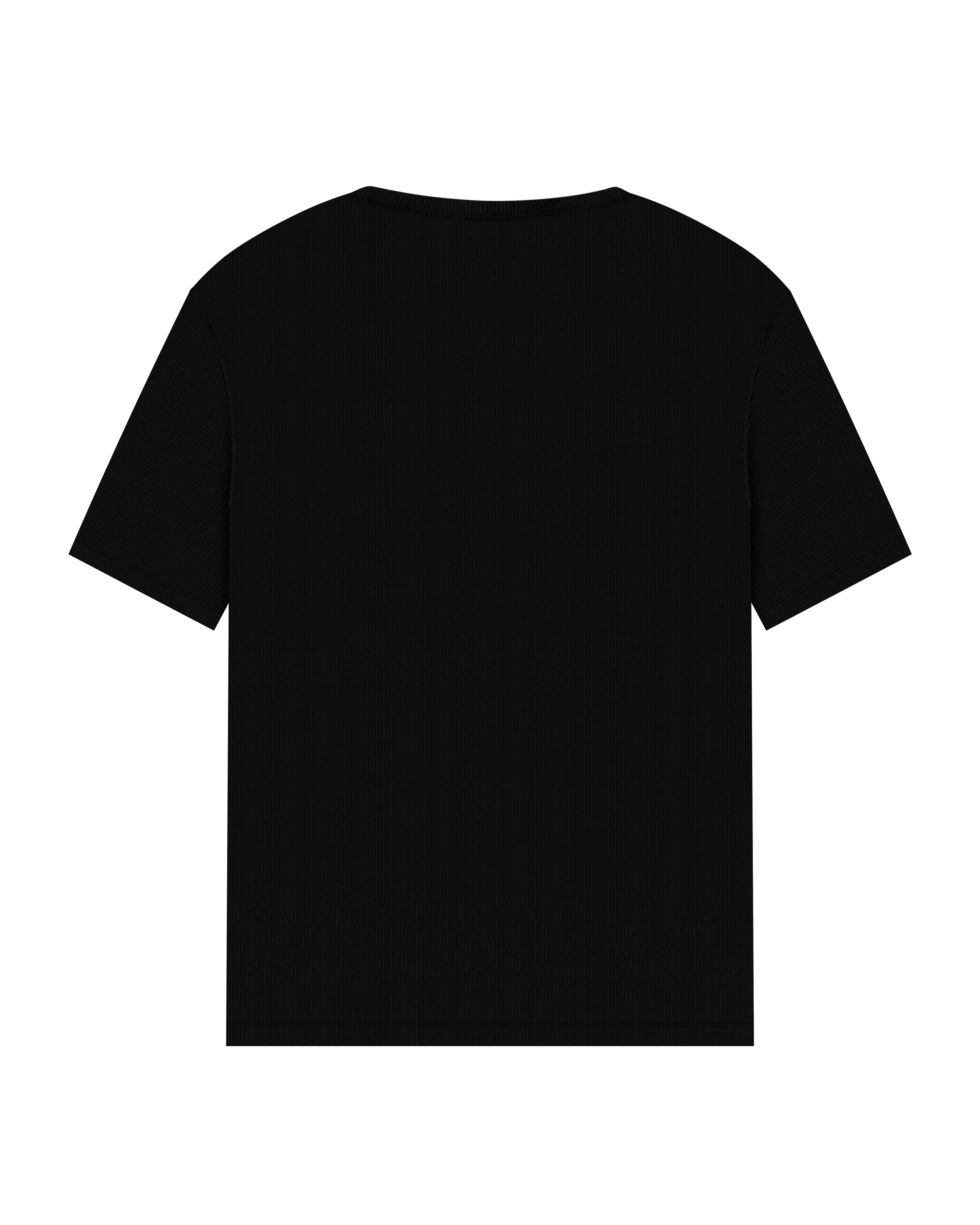 Reaven Black Serafino Slim T-Shirt - Image 2