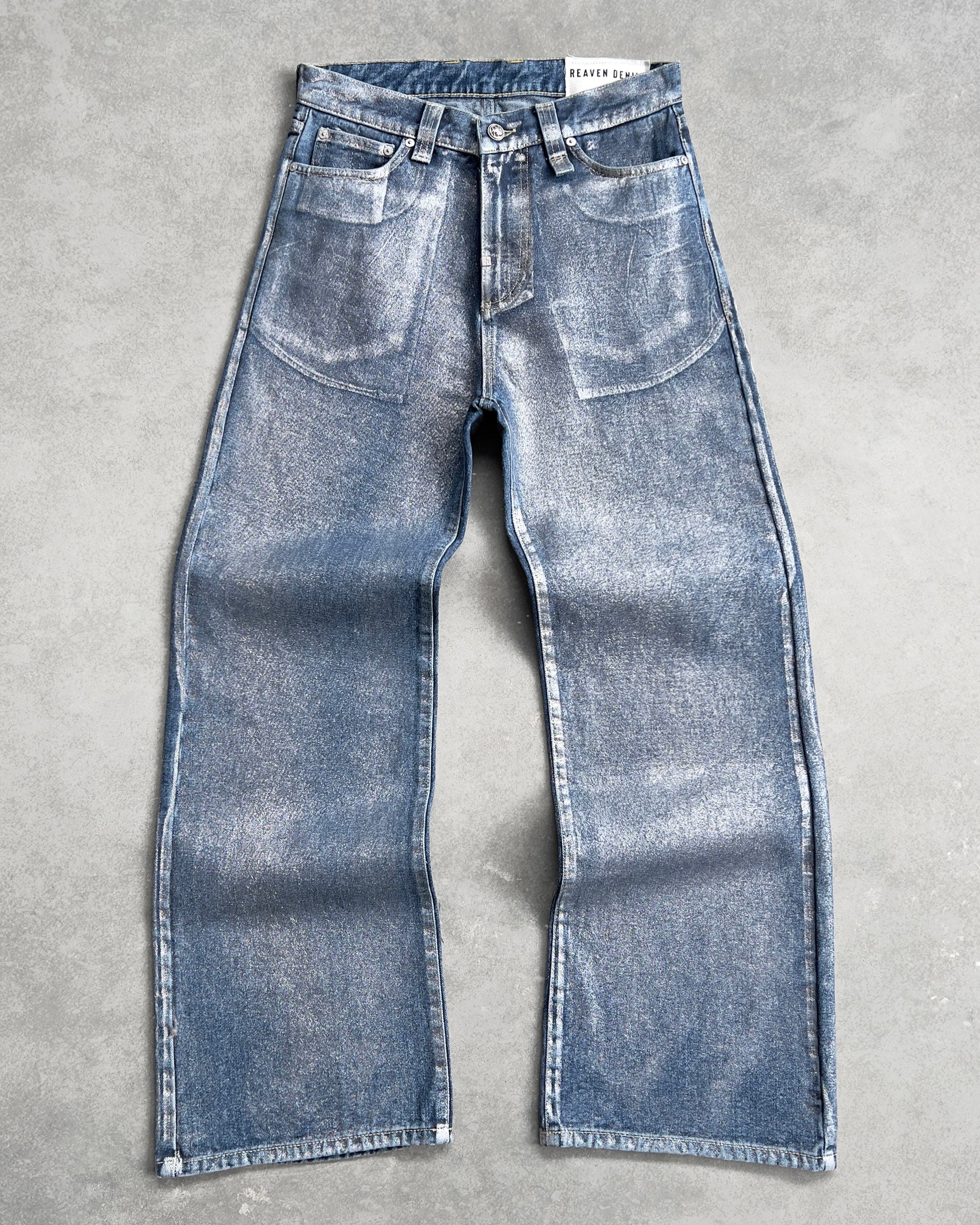 Reaven Chrome Tears Bootcut Denim Jeans - Image 5
