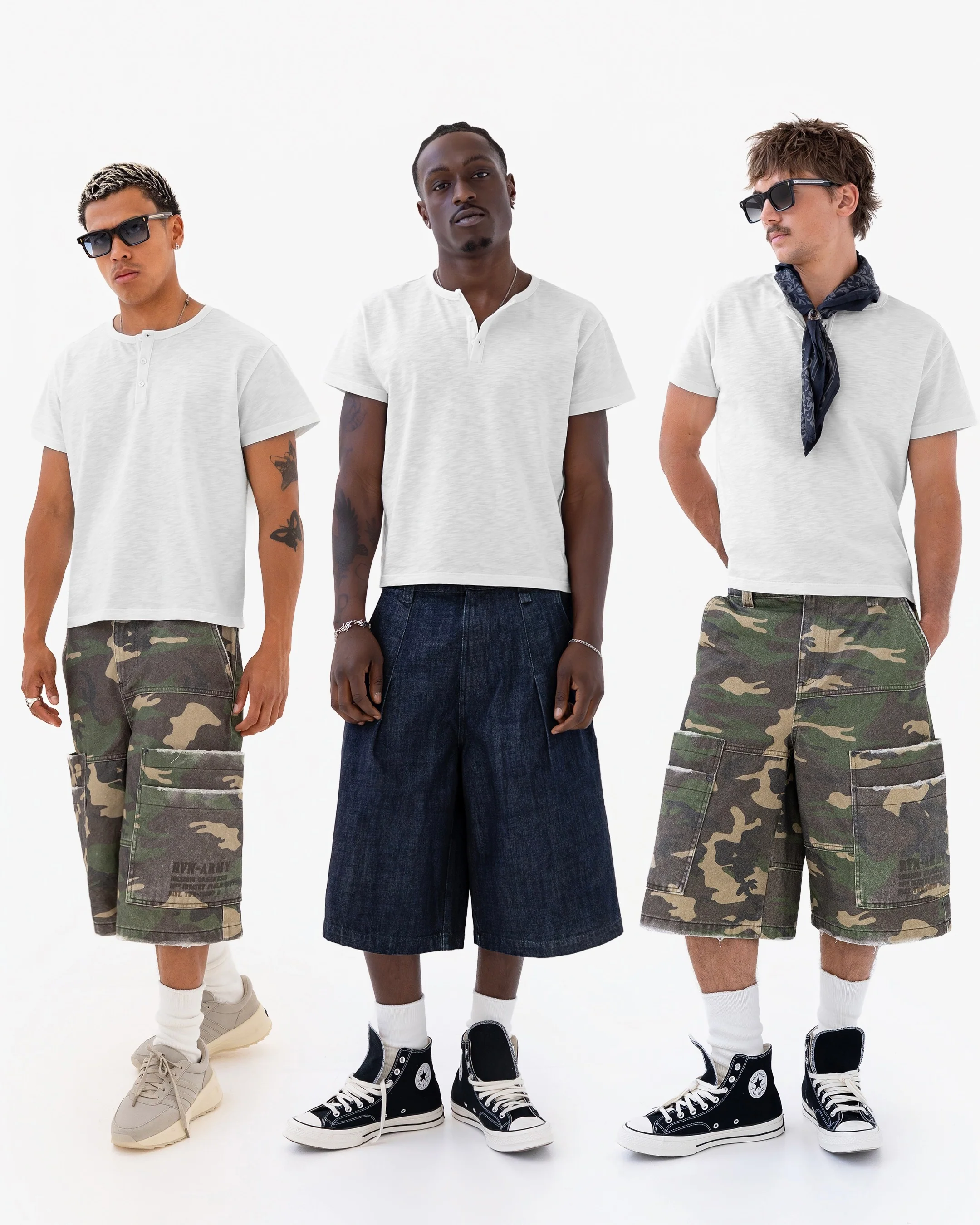 Reaven White Serafino T-Shirt - Image 4