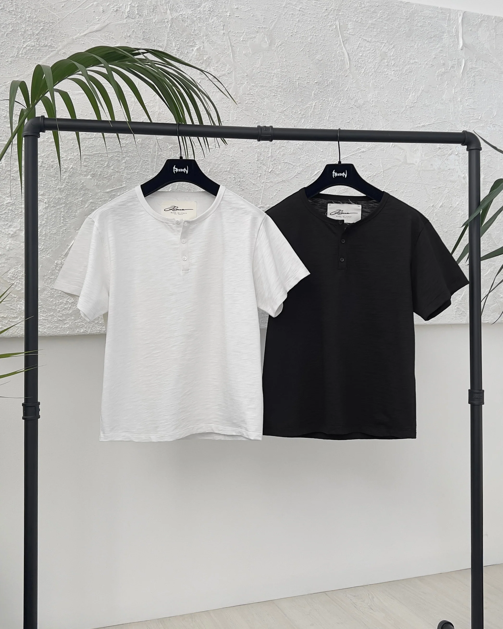 Reaven White Serafino T-Shirt - Image 7